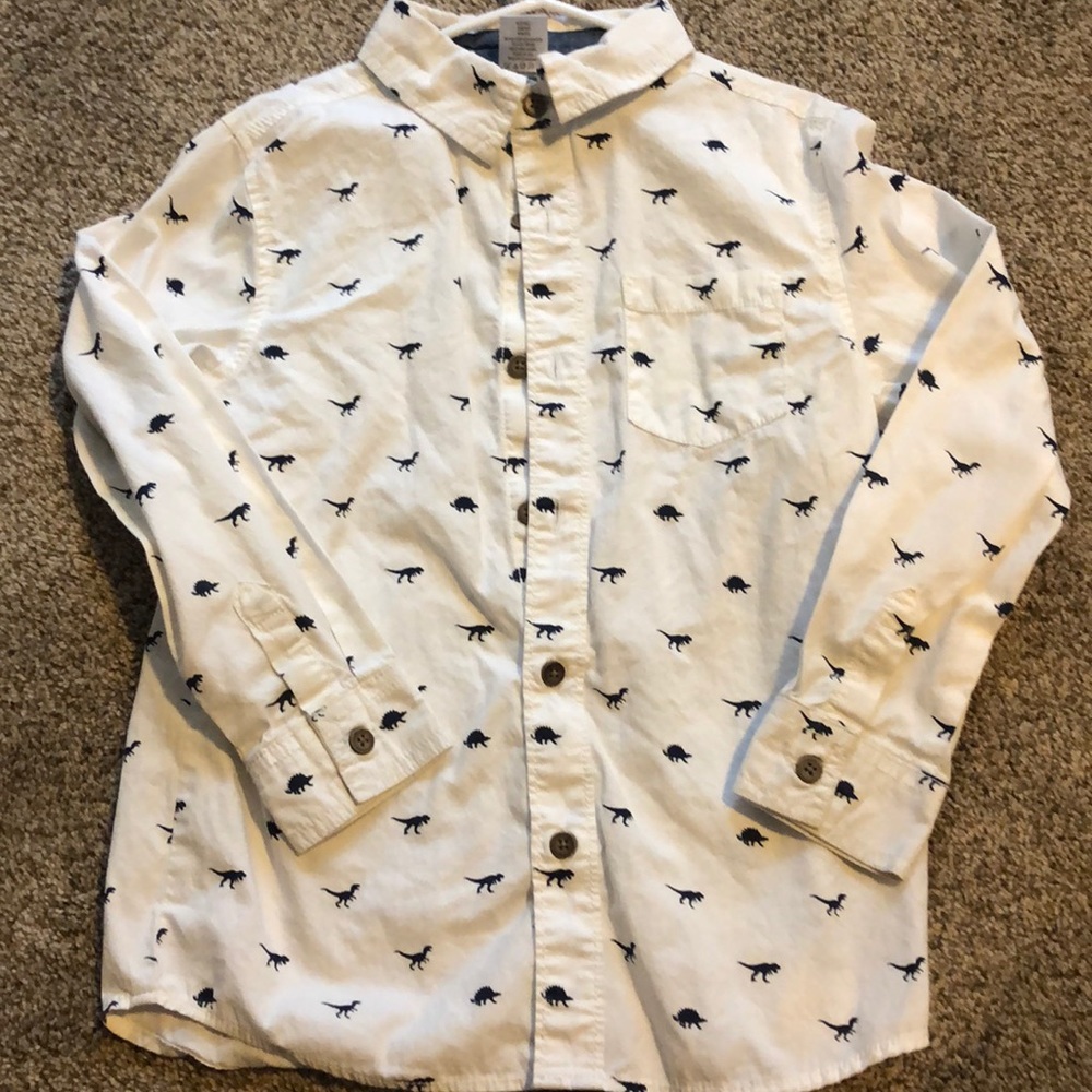 Little boys dino shirt